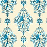 Enchanting Heirloom Damask Blossom Tapestry (Beige) - ODIKA