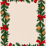 Pine Branch Design with Festive Ribbon Bow Accents Floor Covering(Green)