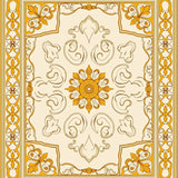 Quatrefoil Medallion Ornamental Design Decorative(Gold)