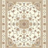 Classic Featuring Intricate Medallion Motifs(Ivory)