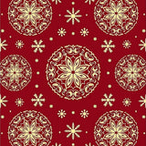 Holiday Splendor with Glittering Festive Emblems(Red)