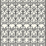 Contemporary Lattice Framework Featuring Curved(Black)