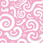 Luxurious Cloud Swirl With Curved Motifs (Pink) - ODIKA