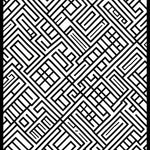 Timeless Farmstead Lattice Featuring Intersecting Diagonal (Black) - ODIKA