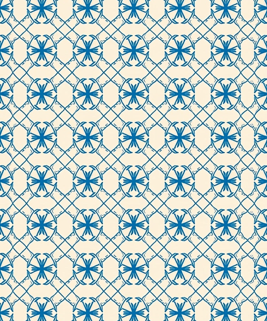 Luxurious Plush Lattice Shag Contemporary Elegant (Blue) - ODIKA