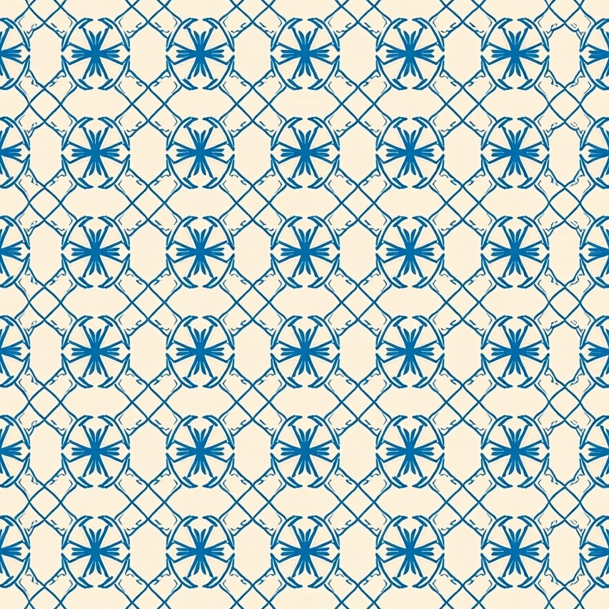 Luxurious Plush Lattice Shag Contemporary Elegant (Blue) - ODIKA