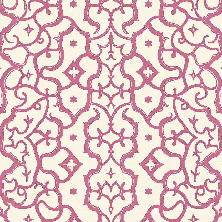 Timeless Elegance Lattice Transitional Decorative (Pink) - ODIKA