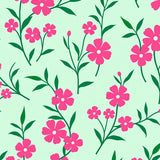 Blooming Garden Romance with Interlaced Petal Sprays and Botanical Silhouettes(Pink)