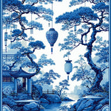 Luxurious Abstract Topiary Composition(Blue)