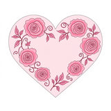 Romantic Petal Motif with Delicate Swirl Accents and Floral Embellishments(Pink)