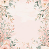 Blush Bloom Pink Floral Indoor(Pink)