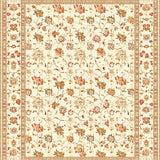 Chic Antique Inspired Area Non Slip Low Pile(Beige)