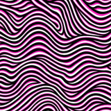 Abstract Wave Ripple Slip Resistant Floor Cover(Pink)