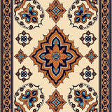 Arabesque Lattice Symmetrical Artisan(Beige)