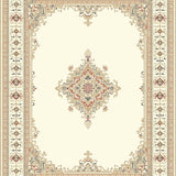 Heirloom Inspired Medallion Area with an Ornate Centerpiece Design(Beige)