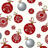 Christmas Ornament Medallion with Bauble Display(Red)