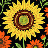 Blooming Sunshine Petal Shaped Floor Decoration(Black)