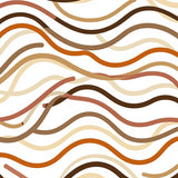 Desert Interlocking Sandwave Design with Minimalist Accents(Brown)
