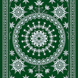 Snowflake Winter Wonderland Seasonal Area(Green)