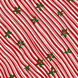Cane Stripe Holiday Entry Festive Seasonal Decoration(Red)