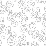 Luxurious Ivory Faux Sheepskin with Curled Pile Texture(Black)