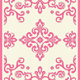 Abstract Damask Scroll(Pink)