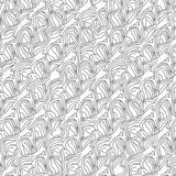 Noir Petal Mosaic Interlocking Floral Abstract Arrangement(Black)