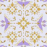 Celestial Boho Dreams with Whimsical and Flake Medallions(Purple)