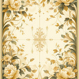 Montessori Educational for Children Beige Art Nouveau(Beige)