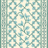 Cottage Chic Trellis Vine Lattice Botanical Garden (Ivory) - ODIKA