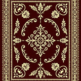 Damask Baroque Elegance with Classical European Styling (Brown)