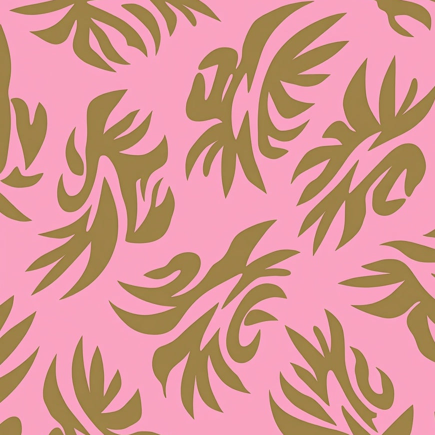 Flame Decorative Accent with Curved Design (Pink) - ODIKA