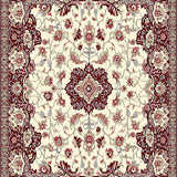 Floral Scallop Area(Beige)