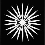 Celestial Starburst Radial Vintage Artistic Luxurious Collection(Black)