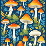 Pastel Mushroom Aesthetic(Blue)