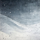 Cosmic Twinkle Rug Grey Galaxy Themed Area Carpet with Starry Design(Gray)