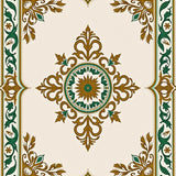 Elegant Botanical Vine Tapestry Medallion Classic Heritage(Gold)