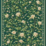 Sophisticated Floral Geometric(Green)