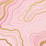 Elegant Marble Swirl Abstract Luxury Decorative Contemporary Art (Pink) - ODIKA