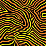 Amber Ripple Wave Art Nouveau Inspired(Black)