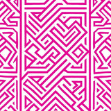 Lattice Interlocking Maze Puzzle Luxury Accent (Pink)