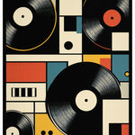 Retro Vinyl Record Bathroom Non Slip(Red) - ODIKA