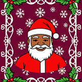 Merry Diverse Representation Yuletide Decorative Surface(Red)