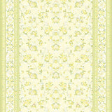 Area Low Pile Floral Non Slip Small(Yellow)
