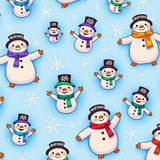Enchanted Snowman Jubilee Magical Frosty Winter Wonderland Celebration(Blue)