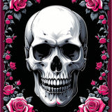 Rustic Vintage Skull Imagery(Black)
