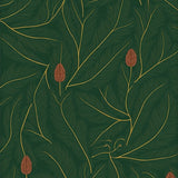 Evergreen Pine Branch Textured Accent(Green)