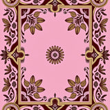 Paisley Garden with Cascading Floral Arrangements(Pink)