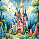 Charming Fairy Tale Landscape Theme(Blue)