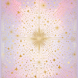 Whimsical Starburst and Motif Design with Radiant Pastel Accents(Pink)